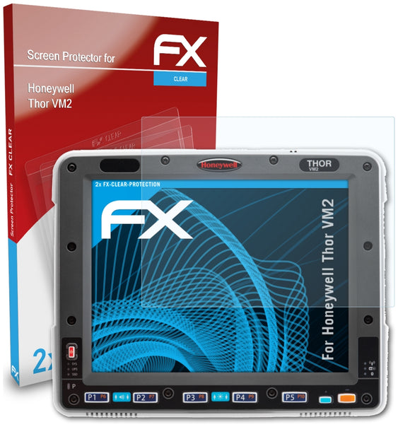 atFoliX FX-Clear Schutzfolie für Honeywell Thor VM2