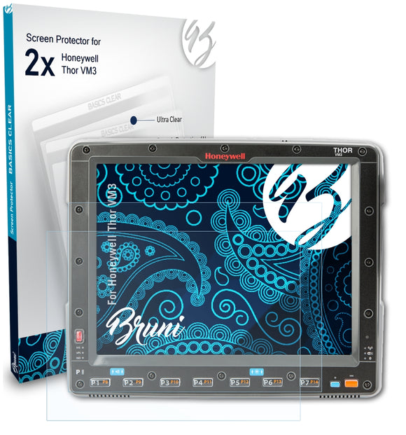 Bruni Basics-Clear Displayschutzfolie für Honeywell Thor VM3
