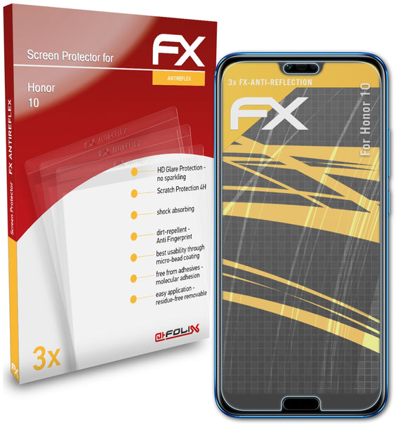 atFoliX FX-Antireflex Displayschutzfolie für Honor 10