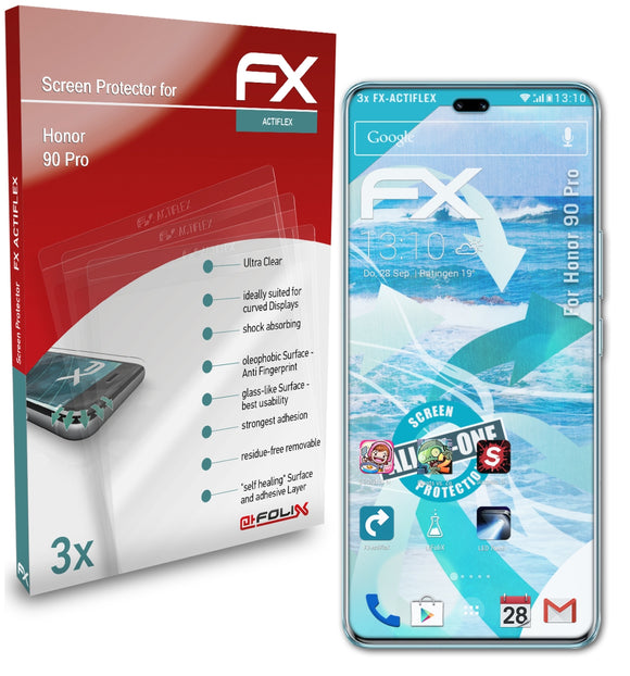 atFoliX FX-ActiFleX Displayschutzfolie für Honor 90 Pro