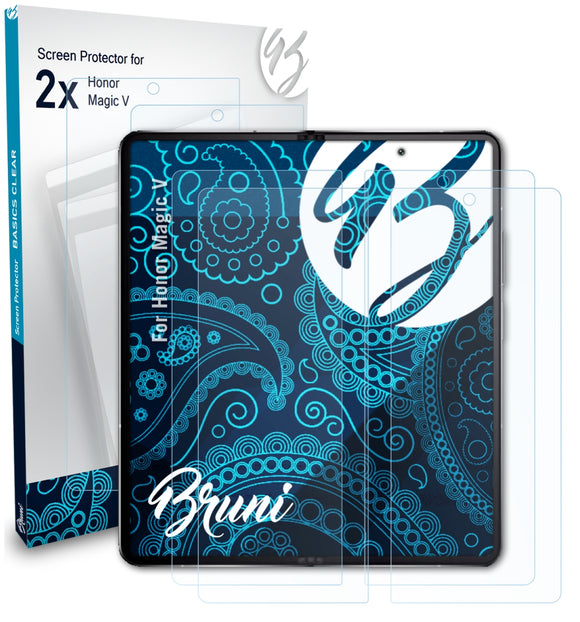 Bruni Basics-Clear Displayschutzfolie für Honor Magic V