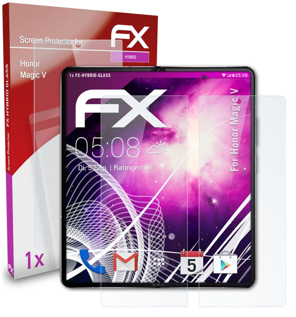 atFoliX FX-Hybrid-Glass Panzerglasfolie für Honor Magic V