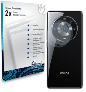 Bruni Basics-Clear Displayschutzfolie für Honor Magic3 Pro Lens