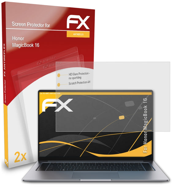 atFoliX FX-Antireflex Displayschutzfolie für Honor MagicBook 16