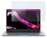 Glasfolie atFoliX kompatibel mit Honor MagicBook 16, 9H Hybrid-Glass FX