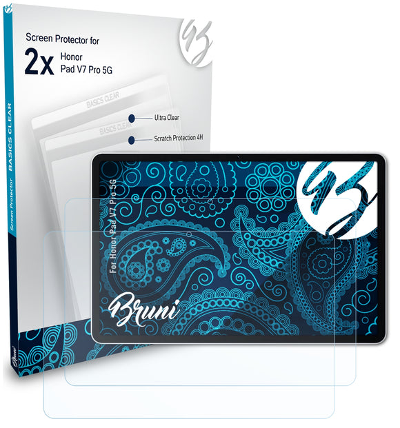 Bruni Basics-Clear Displayschutzfolie für Honor Pad V7 Pro 5G