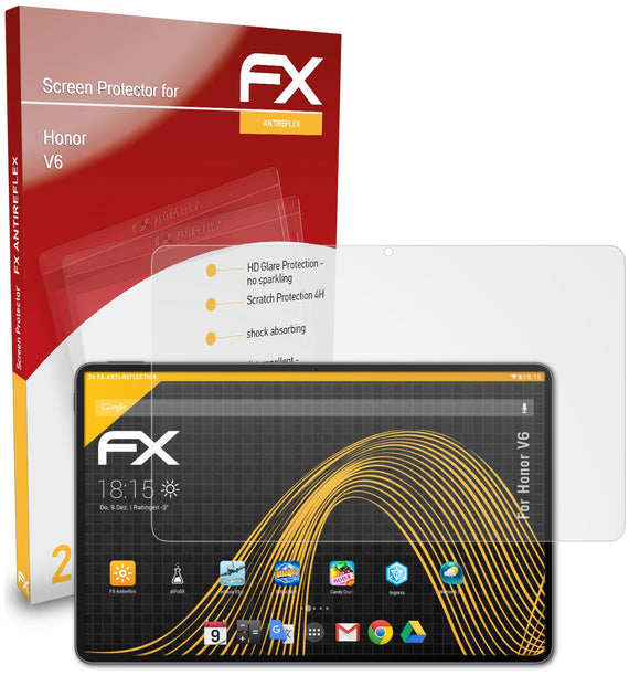 atFoliX FX-Antireflex Displayschutzfolie für Honor V6