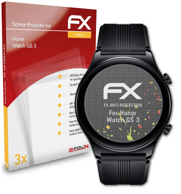 atFoliX FX-Antireflex Displayschutzfolie für Honor Watch GS 3