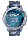 Schutzfolie Bruni kompatibel mit Honor Watch GS Pro, glasklare (2X)