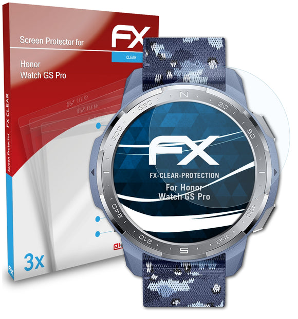 atFoliX FX-Clear Schutzfolie für Honor Watch GS Pro