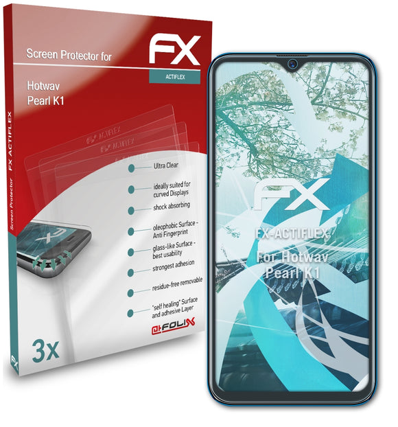 atFoliX FX-ActiFleX Displayschutzfolie für Hotwav Pearl K1