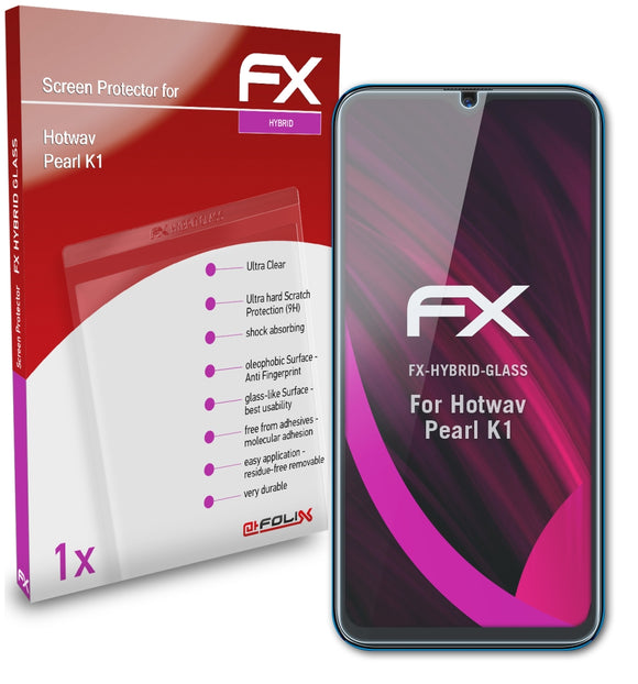 atFoliX FX-Hybrid-Glass Panzerglasfolie für Hotwav Pearl K1