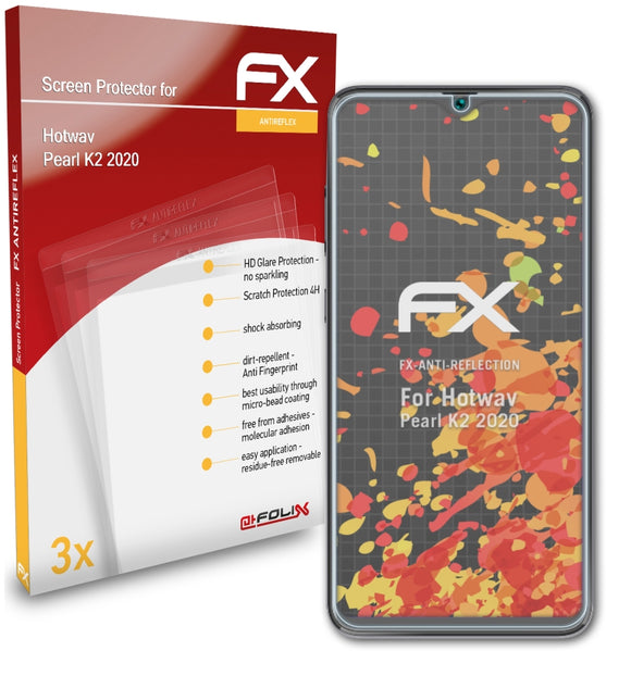 atFoliX FX-Antireflex Displayschutzfolie für Hotwav Pearl K2 (2020)