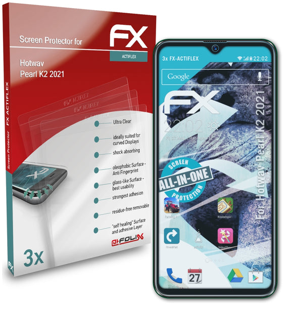 atFoliX FX-ActiFleX Displayschutzfolie für Hotwav Pearl K2 (2021)
