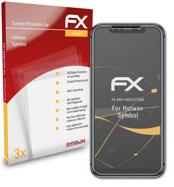 atFoliX FX-Antireflex Displayschutzfolie für Hotwav Symbol