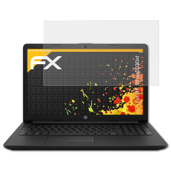 atFoliX FX-Antireflex Displayschutzfolie für HP 15-da0030nf