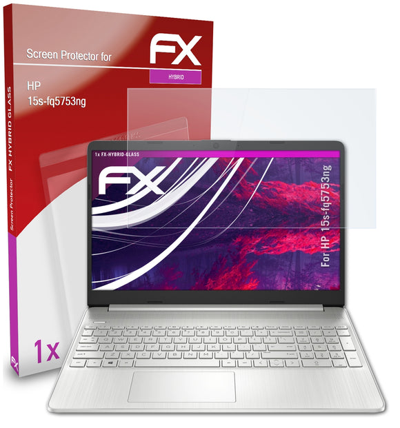 atFoliX FX-Hybrid-Glass Panzerglasfolie für HP 15s-fq5753ng