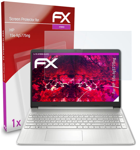 atFoliX FX-Hybrid-Glass Panzerglasfolie für HP 15s-fq5775ng