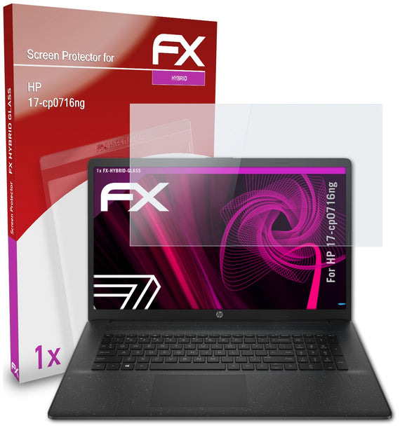 atFoliX FX-Hybrid-Glass Panzerglasfolie für HP 17-cp0716ng