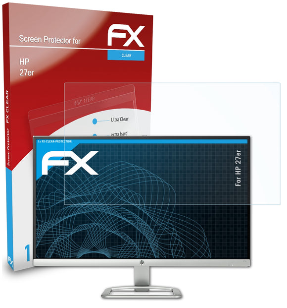 atFoliX FX-Clear Schutzfolie für HP 27er
