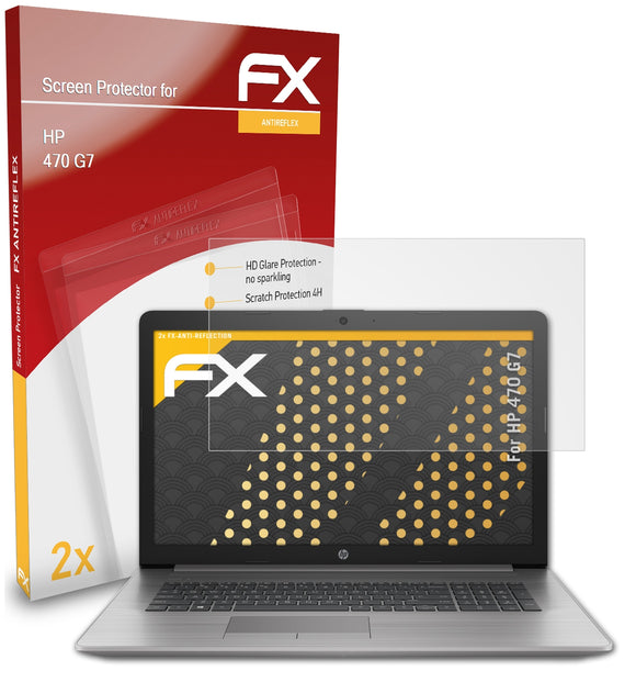 atFoliX FX-Antireflex Displayschutzfolie für HP 470 G7