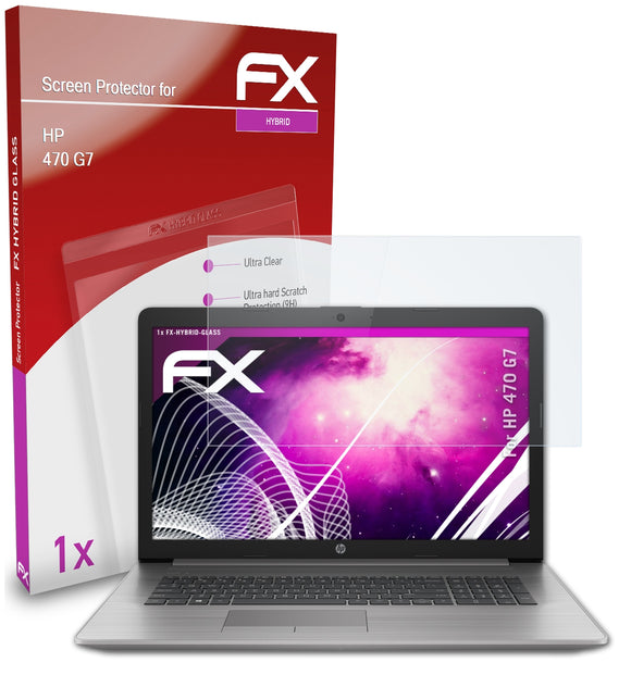 atFoliX FX-Hybrid-Glass Panzerglasfolie für HP 470 G7