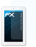 atFoliX Schutzfolie kompatibel mit HP 7 Plus 1301 G4B64AA, ultraklare FX Folie (2X)