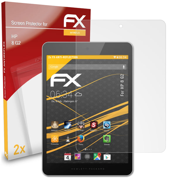 atFoliX FX-Antireflex Displayschutzfolie für HP 8 G2