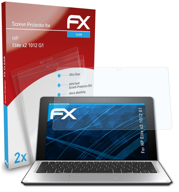 atFoliX FX-Clear Schutzfolie für HP Elite x2 1012 G1