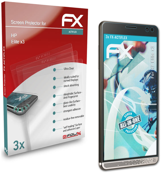 atFoliX FX-ActiFleX Displayschutzfolie für HP Elite x3