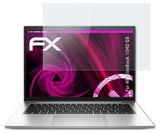 Glasfolie atFoliX kompatibel mit HP EliteBook 1040 G9, 9H Hybrid-Glass FX