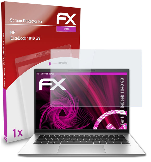 atFoliX FX-Hybrid-Glass Panzerglasfolie für HP EliteBook 1040 G9