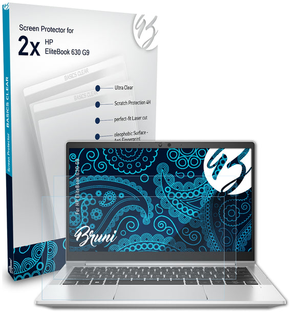 Bruni Basics-Clear Displayschutzfolie für HP EliteBook 630 G9