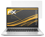 Panzerfolie atFoliX kompatibel mit HP EliteBook 630 G9, entspiegelnde und stoßdämpfende FX (2X)