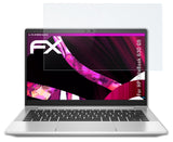 Glasfolie atFoliX kompatibel mit HP EliteBook 630 G9, 9H Hybrid-Glass FX