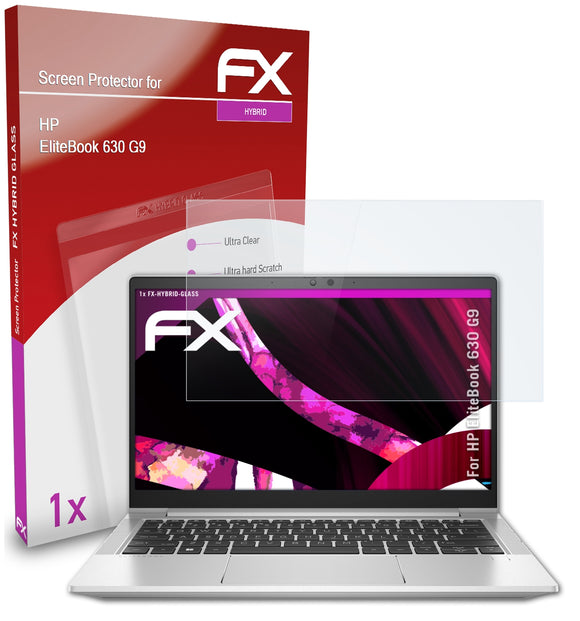 atFoliX FX-Hybrid-Glass Panzerglasfolie für HP EliteBook 630 G9