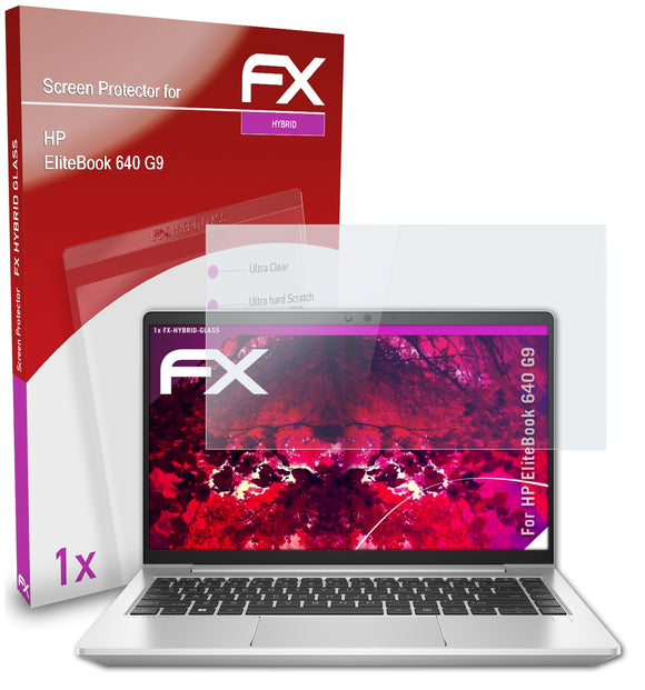 atFoliX FX-Hybrid-Glass Panzerglasfolie für HP EliteBook 640 G9