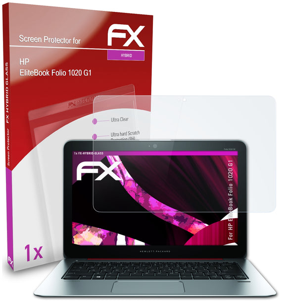 atFoliX FX-Hybrid-Glass Panzerglasfolie für HP EliteBook Folio 1020 G1