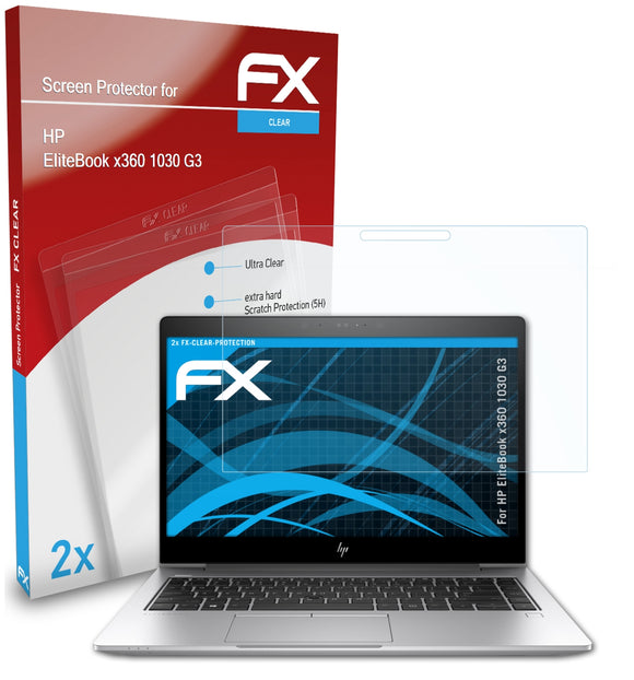 atFoliX FX-Clear Schutzfolie für HP EliteBook x360 1030 G3