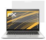 Panzerfolie atFoliX kompatibel mit HP EliteBook x360 1030 G4, entspiegelnde und stoßdämpfende FX (2X)