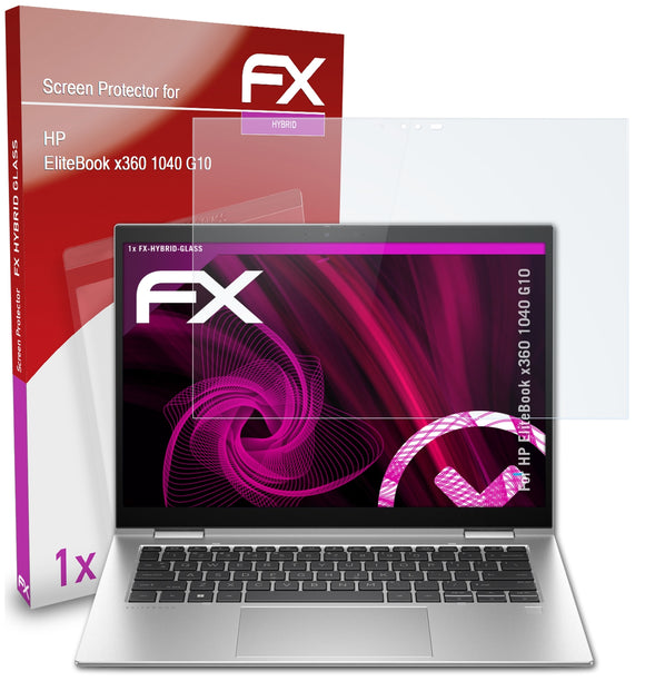 atFoliX FX-Hybrid-Glass Panzerglasfolie für HP EliteBook x360 1040 G10