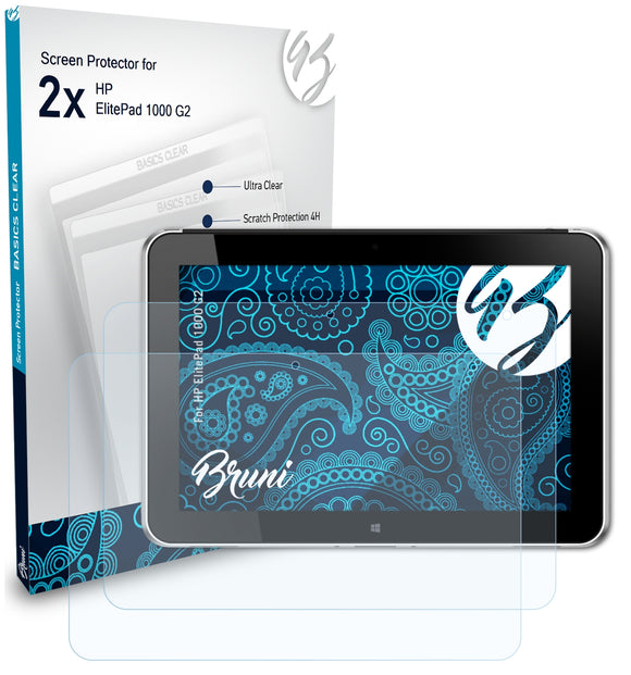 Bruni Basics-Clear Displayschutzfolie für HP ElitePad 1000 G2