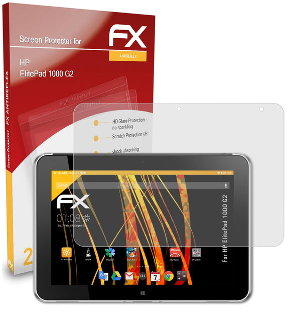 atFoliX FX-Antireflex Displayschutzfolie für HP ElitePad 1000 G2