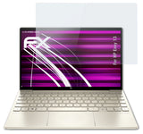 Glasfolie atFoliX kompatibel mit HP Envy 13, 9H Hybrid-Glass FX