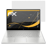 Panzerfolie atFoliX kompatibel mit HP Envy 17-cg0765ng, entspiegelnde und stoßdämpfende FX (2X)