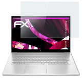 Glasfolie atFoliX kompatibel mit HP Envy 17-cg0765ng, 9H Hybrid-Glass FX