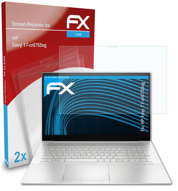 atFoliX FX-Clear Schutzfolie für HP Envy 17-cr0755ng