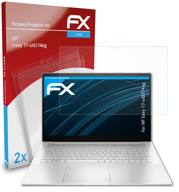 atFoliX FX-Clear Schutzfolie für HP Envy 17-cr0774ng