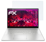 Glasfolie atFoliX kompatibel mit HP Envy 17-cr0774ng, 9H Hybrid-Glass FX