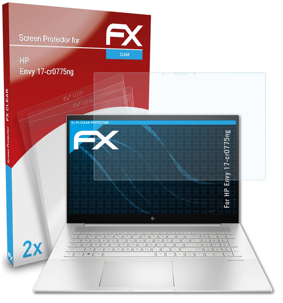 atFoliX FX-Clear Schutzfolie für HP Envy 17-cr0775ng